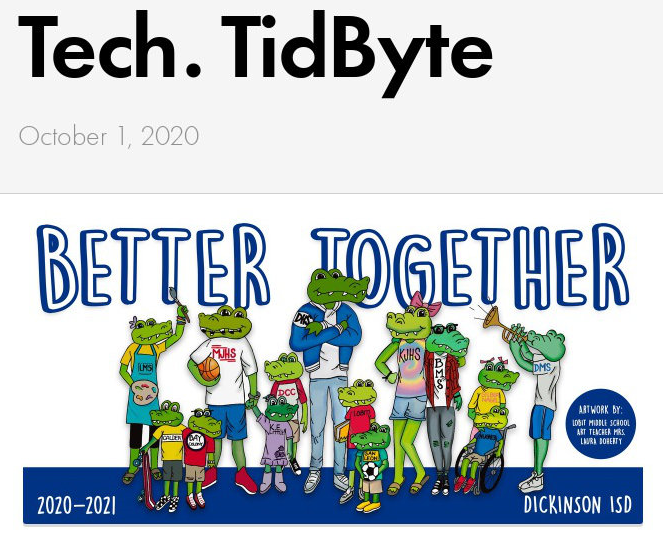 October 2020 Tech TidByte eNewsletter